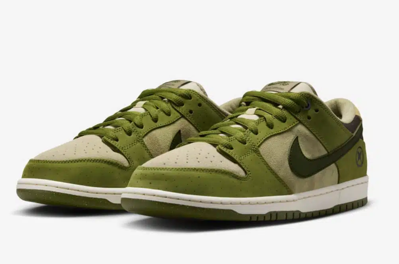 NIKE SB DUNK LOW PRO ASPARAGUS/LEGION GREEN-LT KHAKI HF8022-300