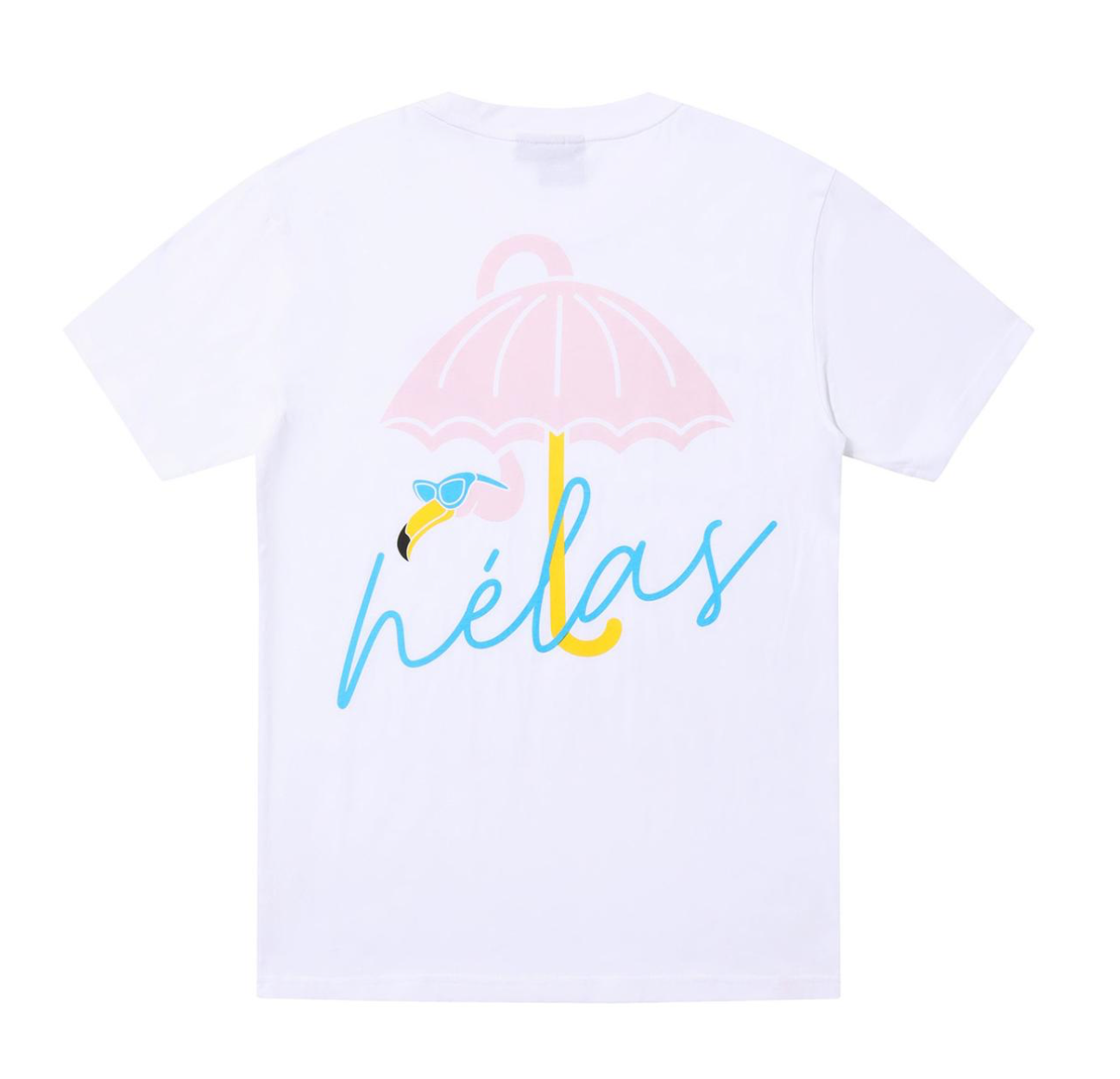 HÉLAS FLAMINGO TEE WHITE