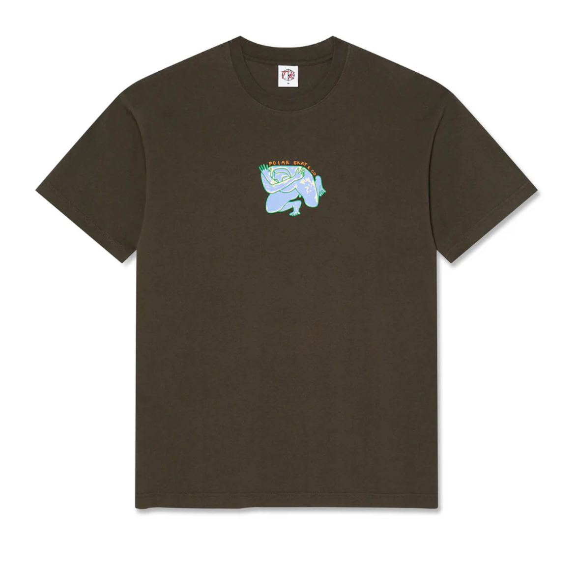 POLAR TEE | SHY BOW - BROWN