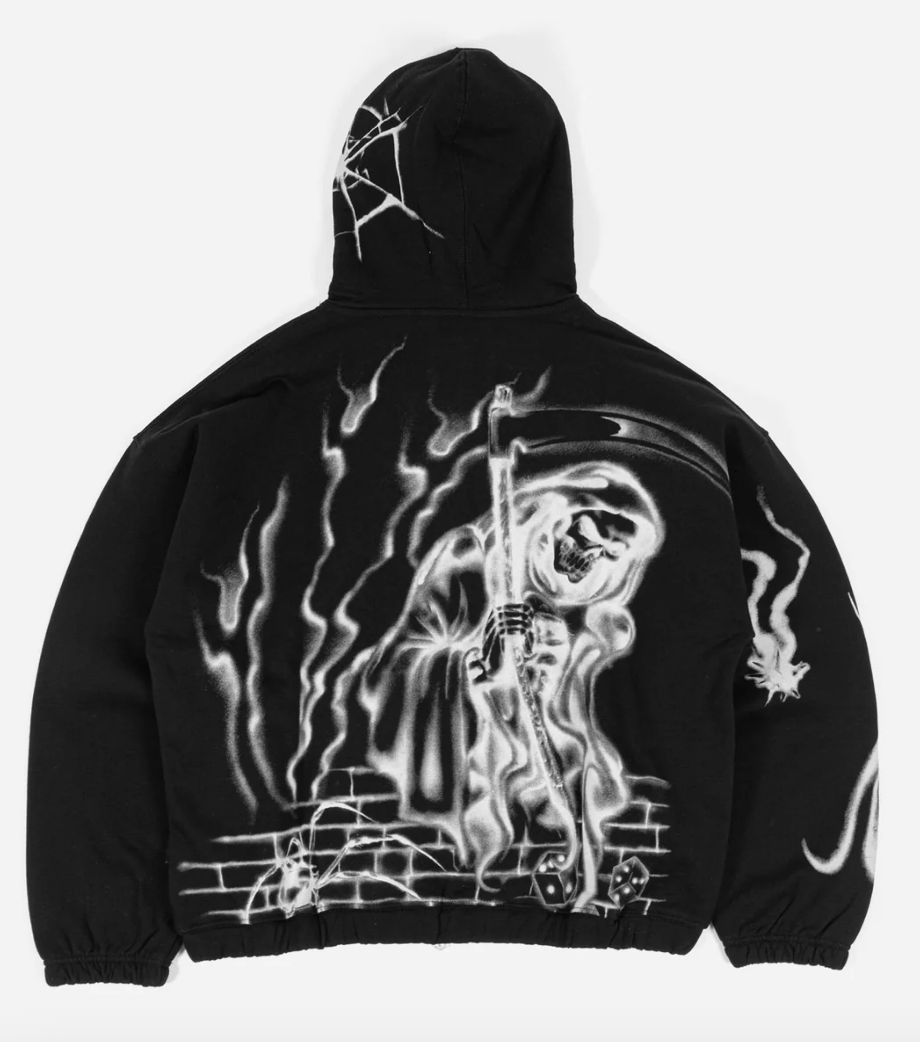 WASTED PARIS HOODIE ZIP BOXY ATM