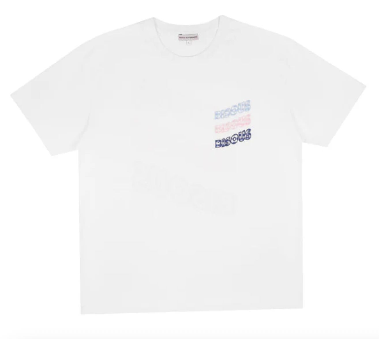 BISOUS T-shirt Sonics Vichy White