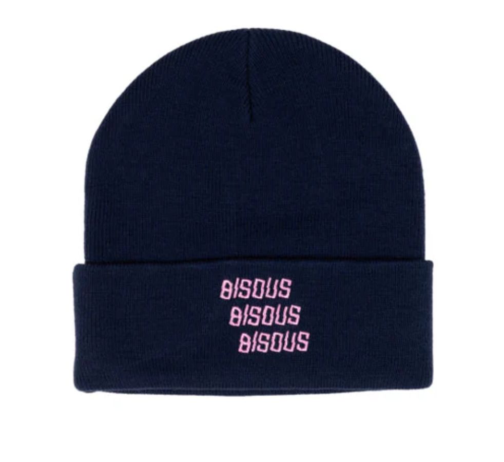 BISOUS Beanie X3 Navy