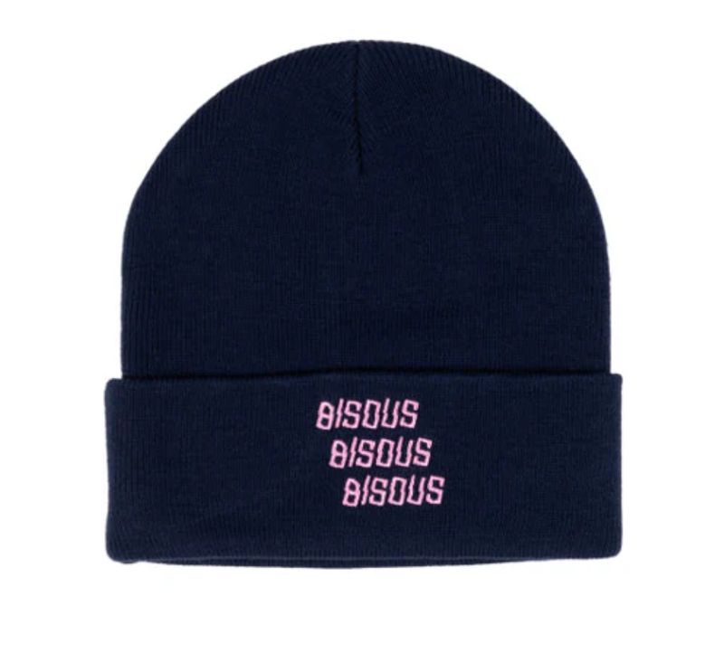 BISOUS Beanie X3 Navy