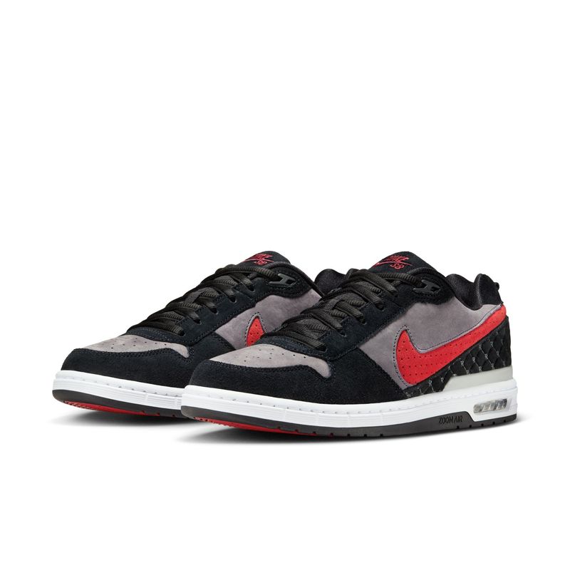 PAUL RODRIGUEZ ZOOM AIR LOW BLACK/VARSITY RED-FLINT GREY-BLACK IM7147-001