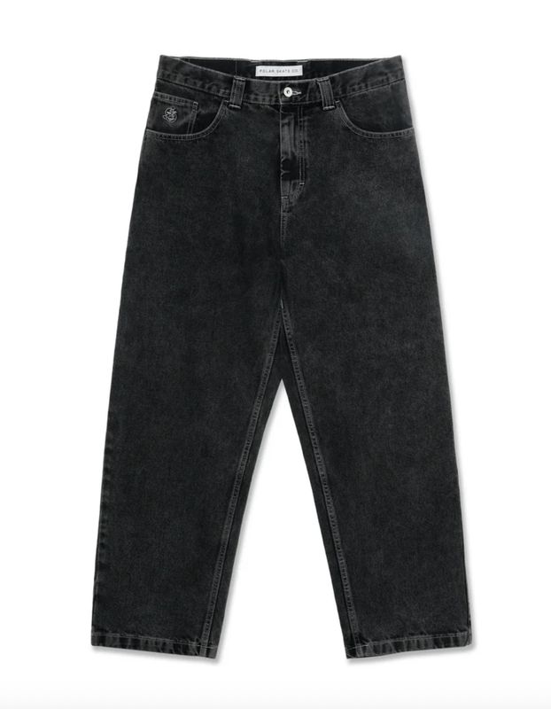 POLAR 93 PANTS - SILVER BLACK
