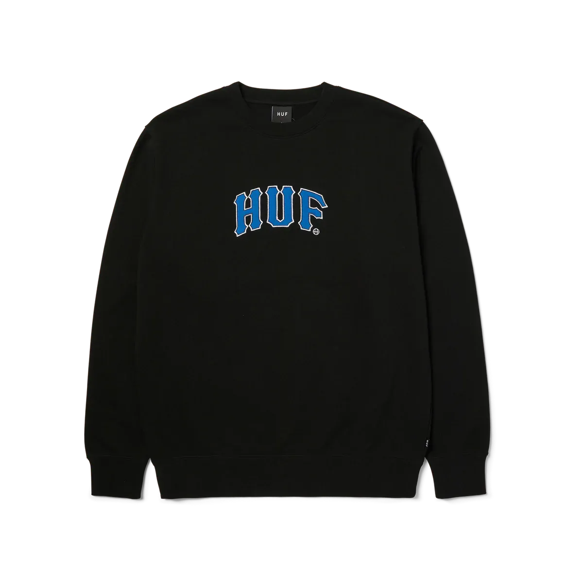 HUF ARCH APPLIQUE CREWNECK SWEATSHIRT