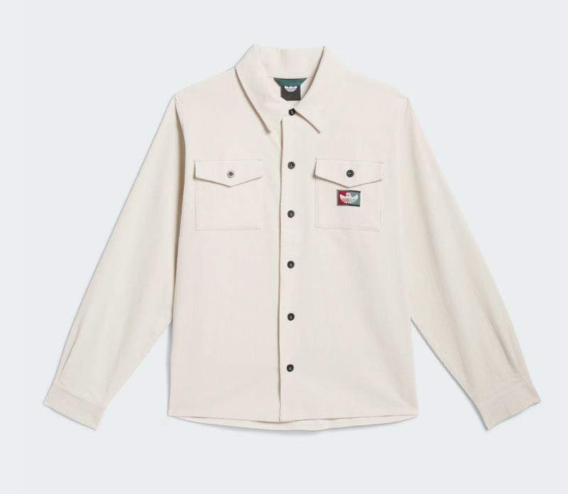 ADIDAS CHEMISE BOUTONNÉE VELOURS CÔTELÉ SHMOOFOIL