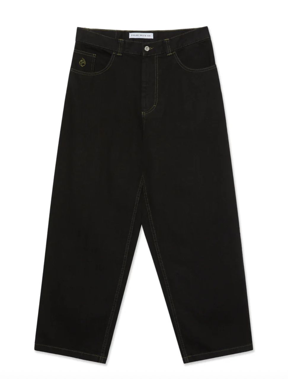 POLAR BIG BOY PANTS - BLACK/DARK OLIVE