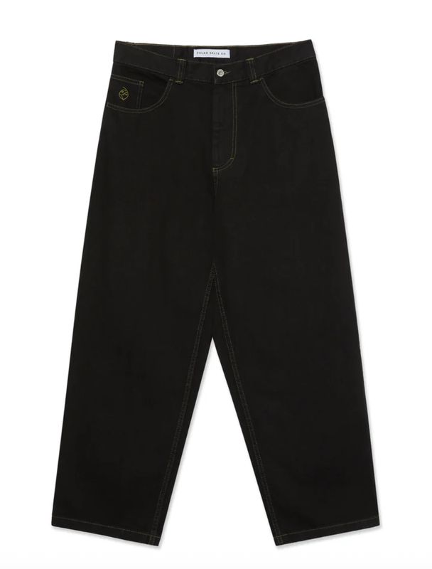 POLAR BIG BOY PANTS - BLACK/DARK OLIVE