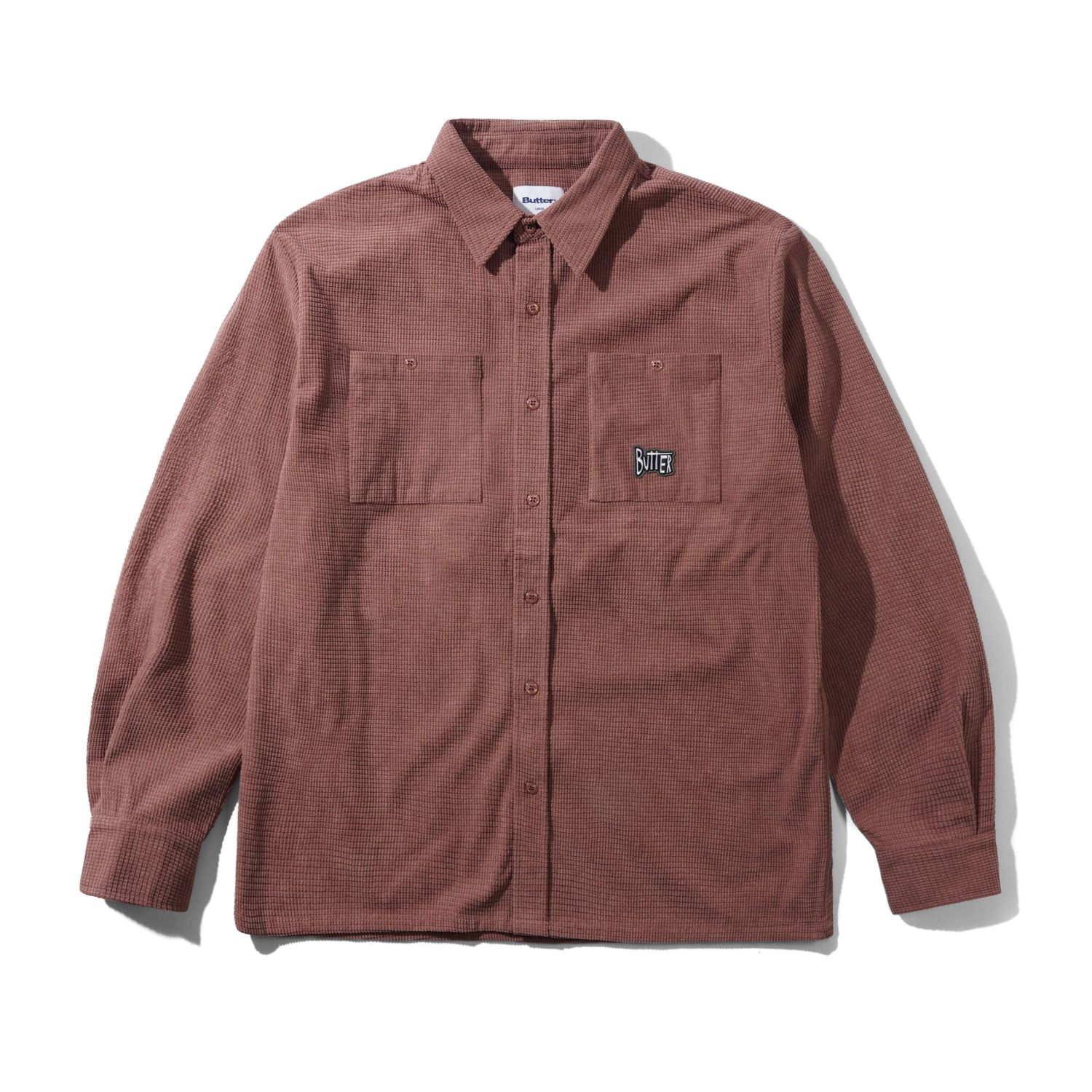 BUTTER Grid Cord Overshirt
