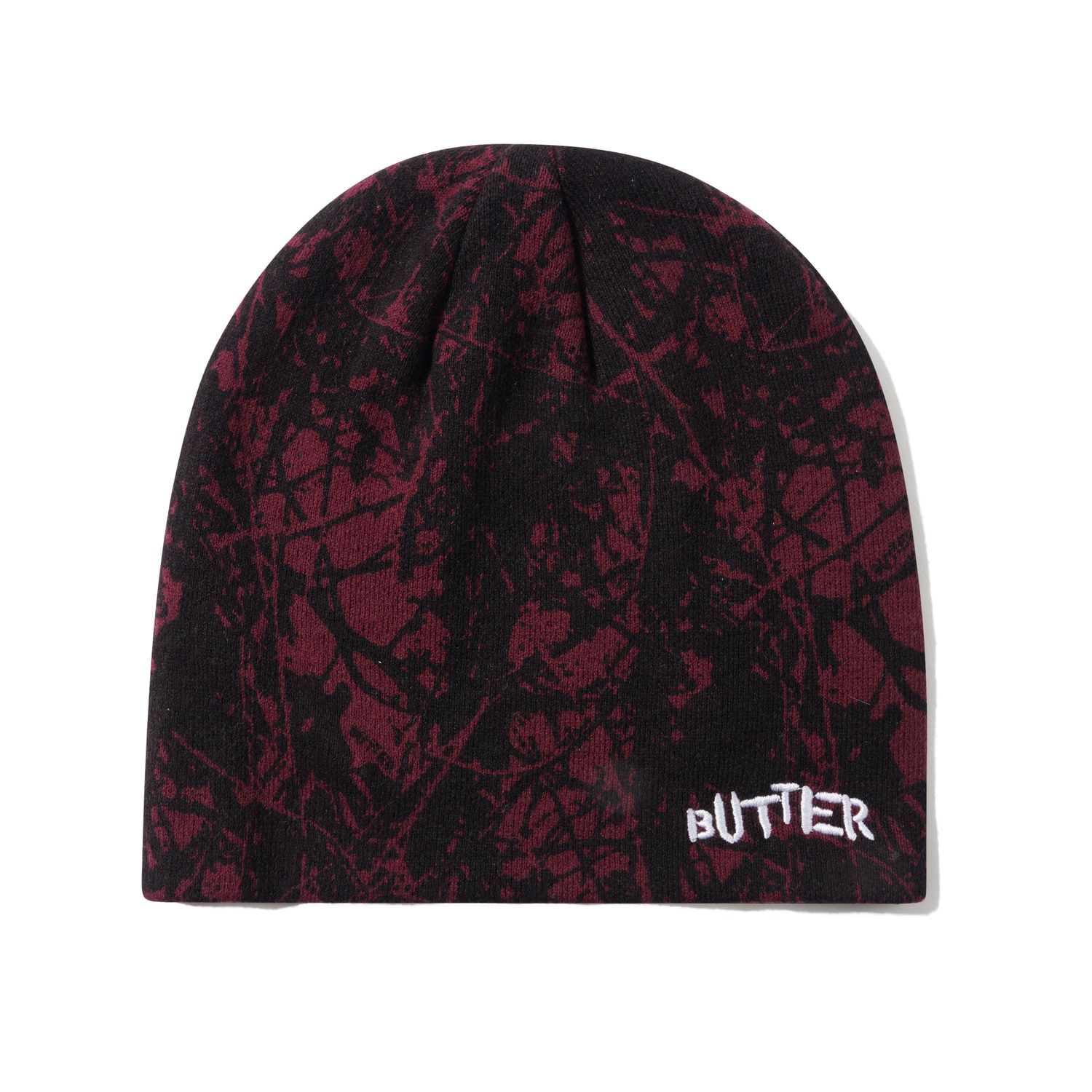BUTTER Woods Camo Skully Beanie