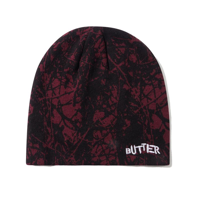 BUTTER Woods Camo Skully Beanie