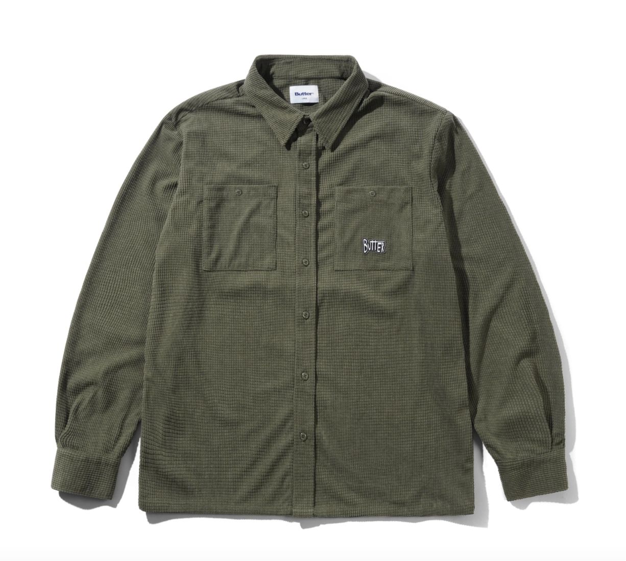 BUTTER Grid Cord Overshirt