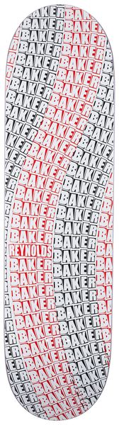 BAKER BAKER DECK WAVY AR BLK RED 8.25 X 31.875