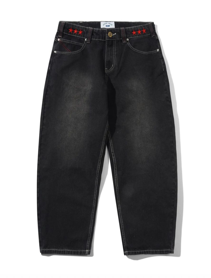 CASH ONLY Stars Denim Jeans Washed Black