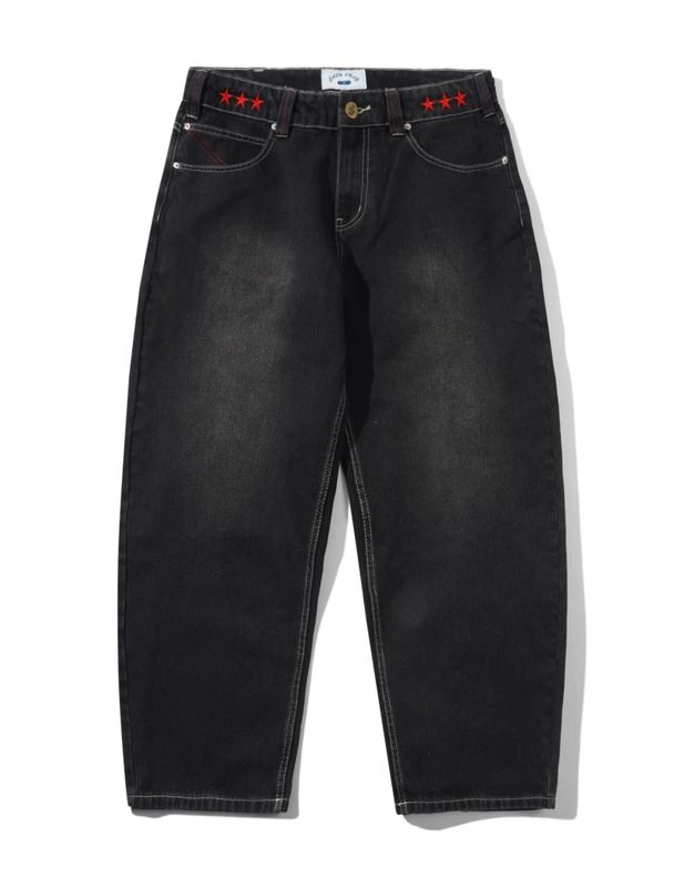 CASH ONLY Stars Denim Jeans Washed Black