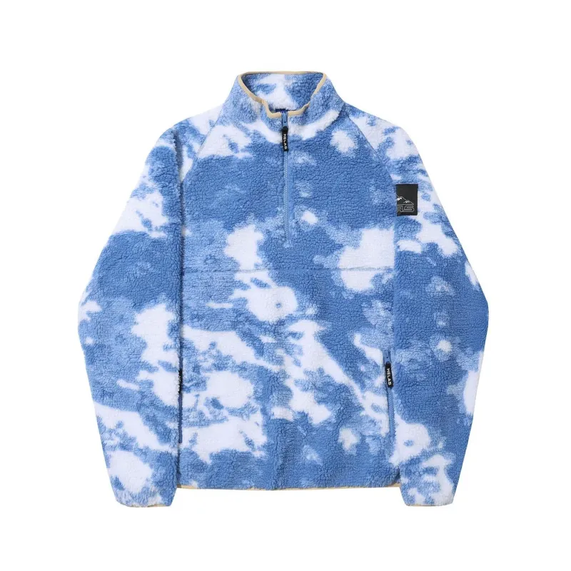HÉLAS MUNDY FLEECE QUARTER ZIP JACKET BLUE CLOUD