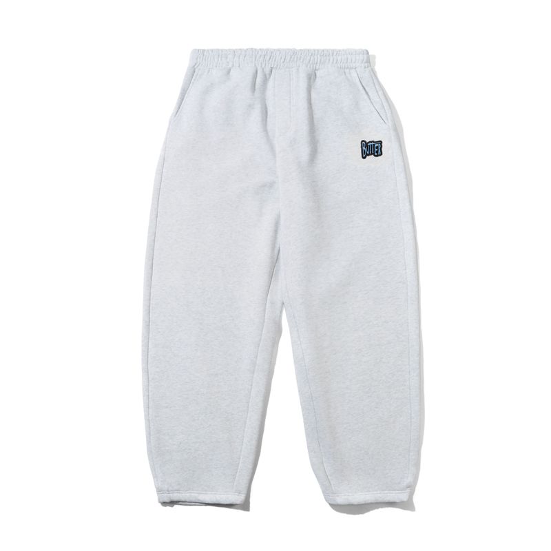 BUTTER Sketch Fleece Track Pants, Ash