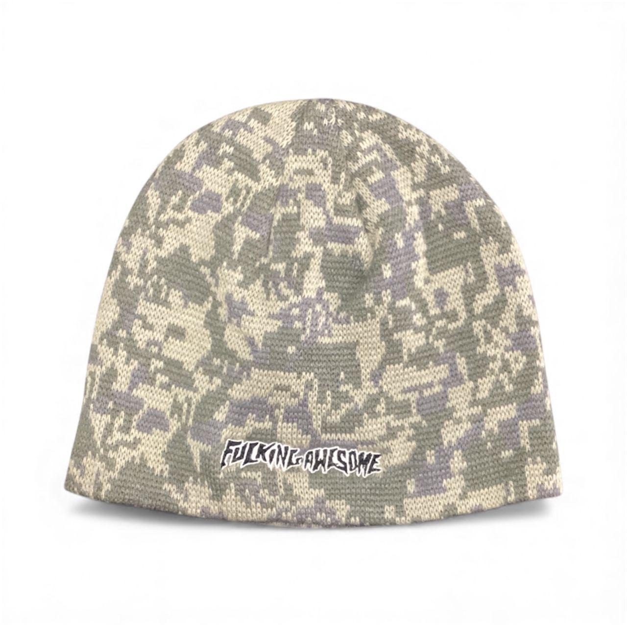 FA EMBROIDERED STAMP LOGO SKULLY BEANIE