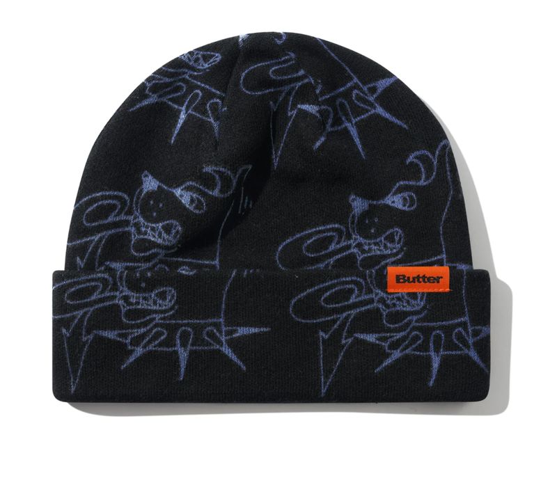 BUTTER GOODS CANINE BEANIE – BLACK