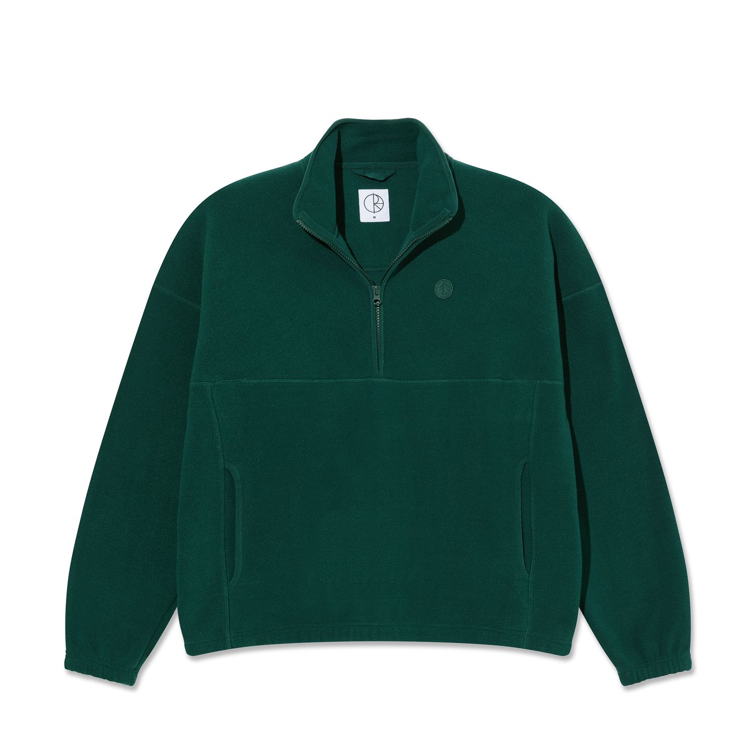Polar-Skate-Co-W25-Ivan-Half-Zip-Fleece-Sweatshirt-Dark-Emerald