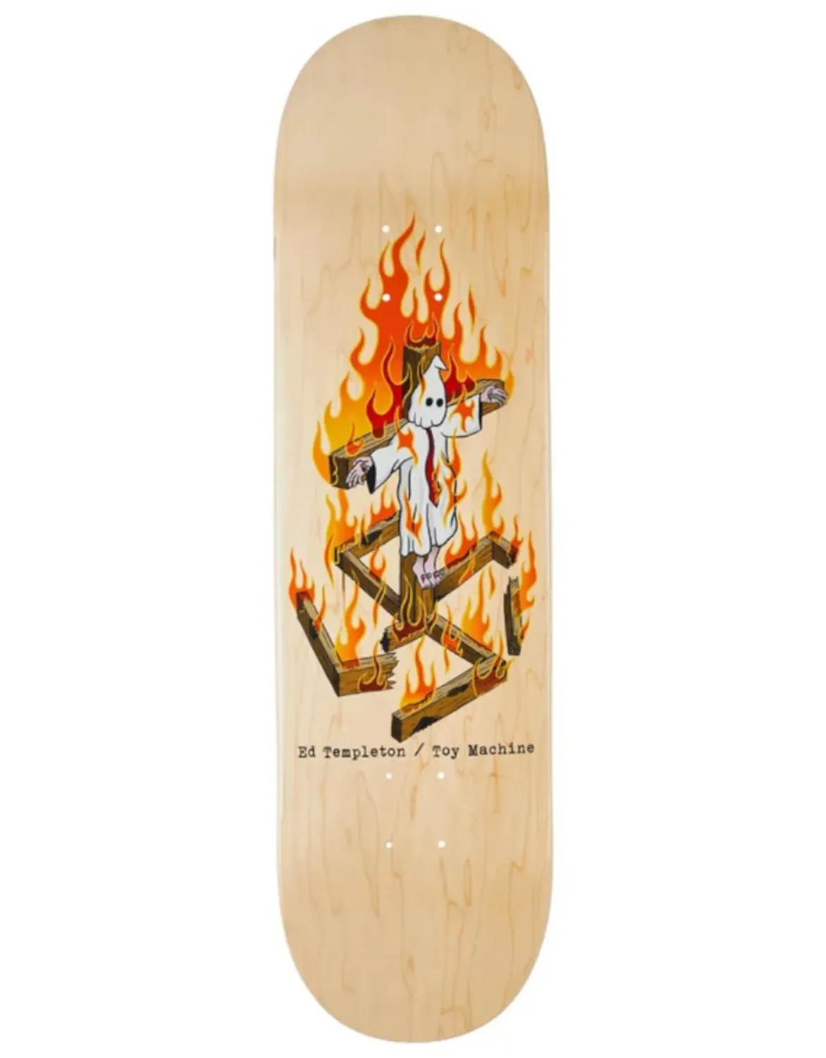 Toy Machine Deck Ed Templeton Charred Cross (8.5) HOME / TOY MACHINE DECK ED TEMPLETON CHARRED CROSS (8.5)