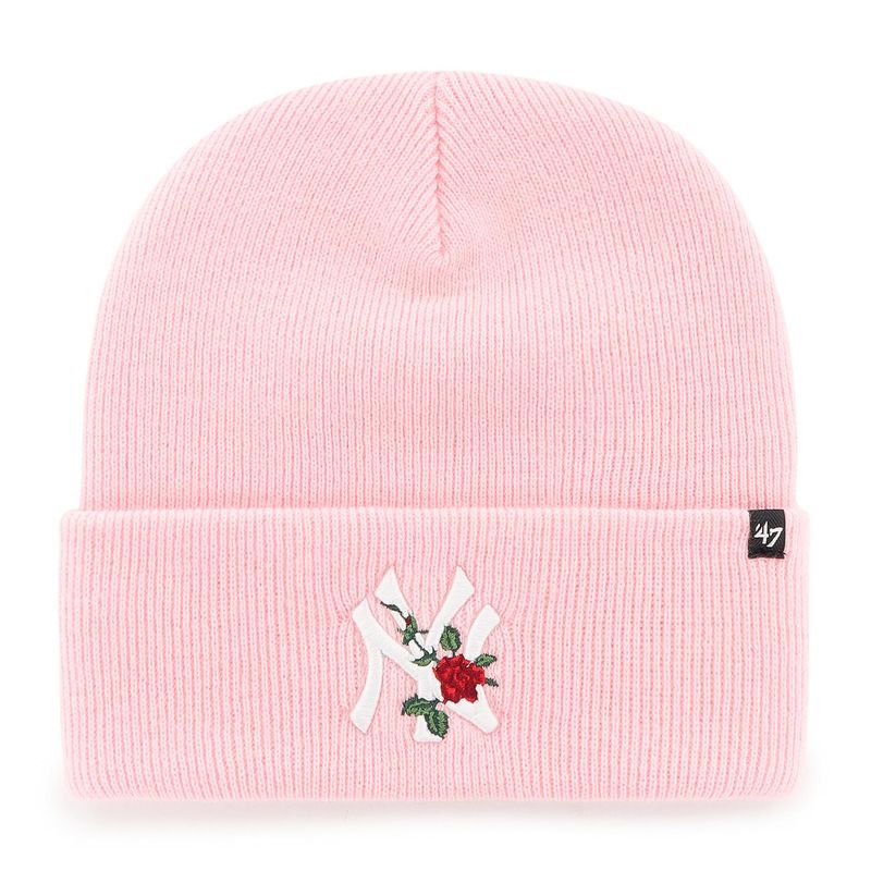 47 BEANIE MLB NEW YORK YANKEES THORN PINK