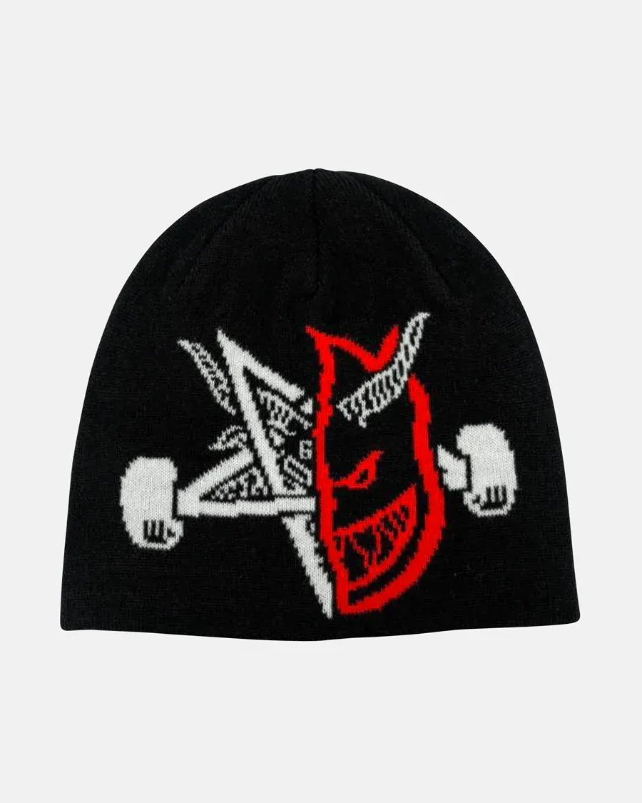 THRASHER Thrash &amp; Burn Skully Beanie