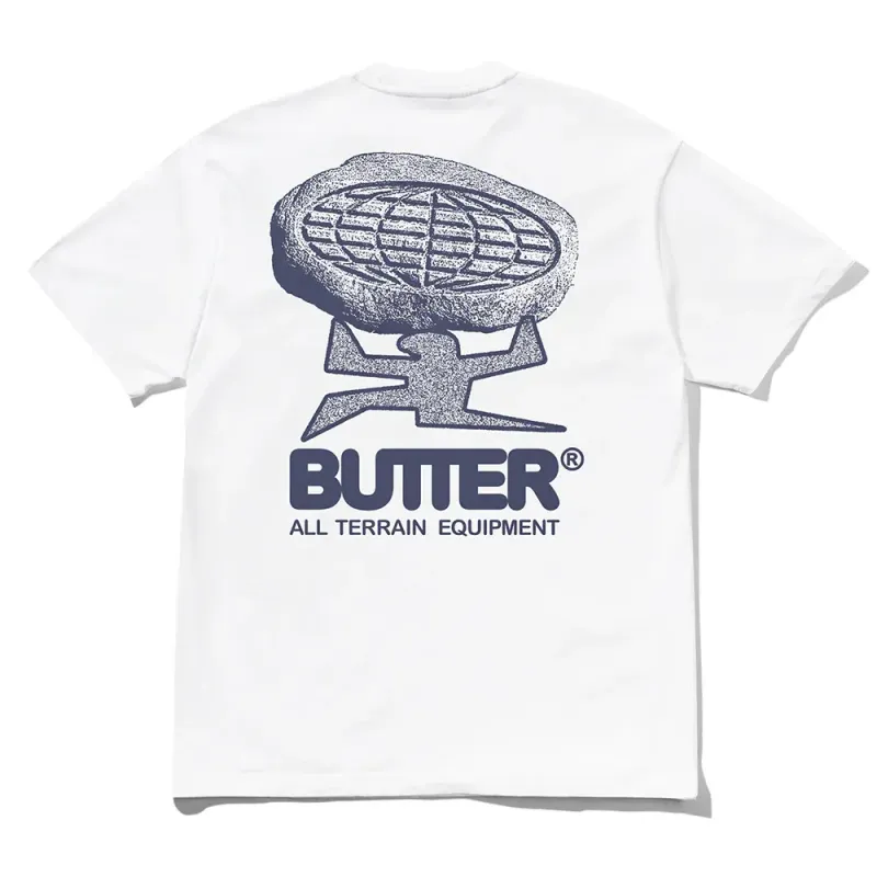 BUTTER Terrain Tee, White
