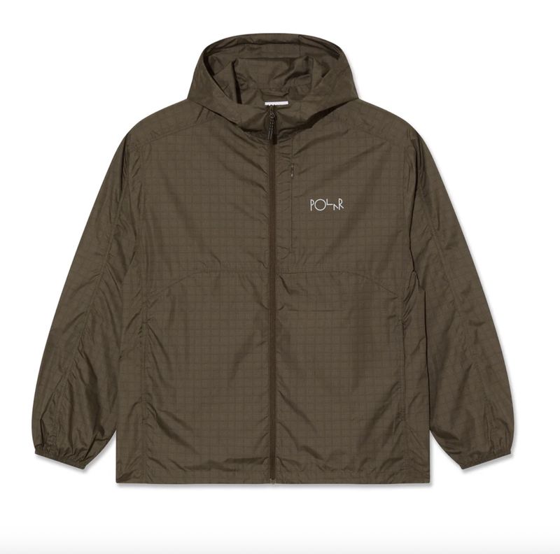 POLAR CHASE SHELL JACKET - BROWN