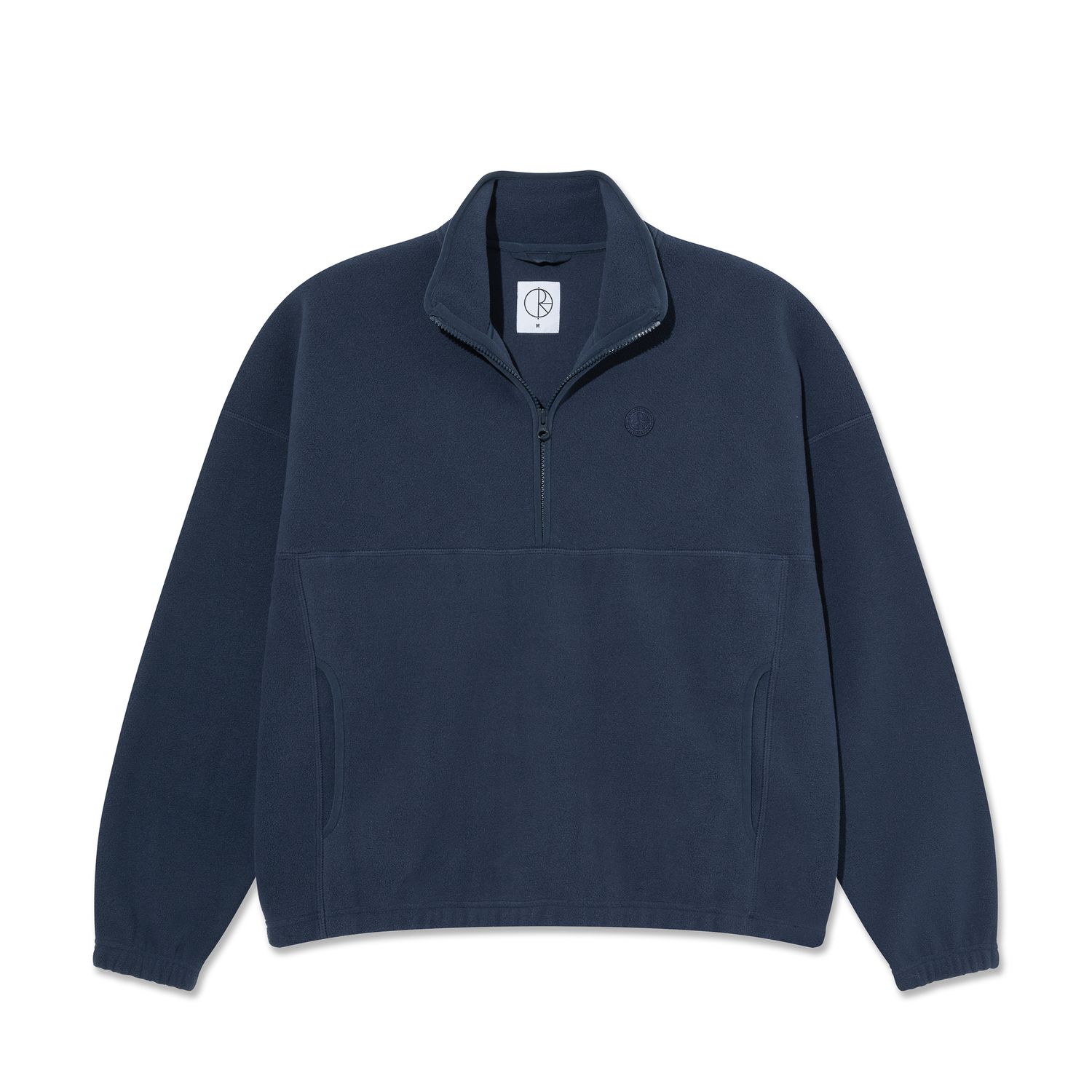 Polar-Skate-Co-W25-Ivan-Half-Zip-Sweatshirt-Grey-Blue