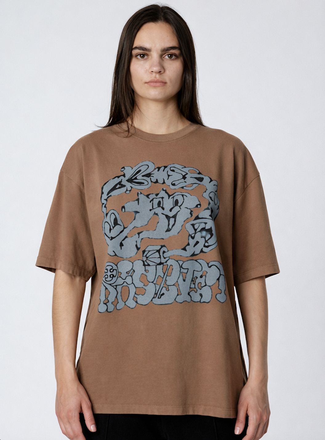 RASSVET MEN SMOKE TEE SHIRT KNIT