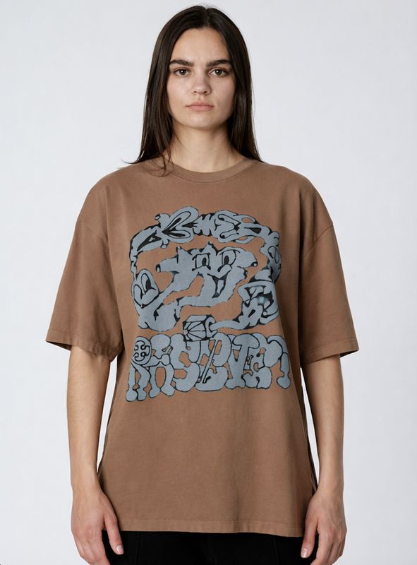 RASSVET MEN SMOKE TEE SHIRT KNIT