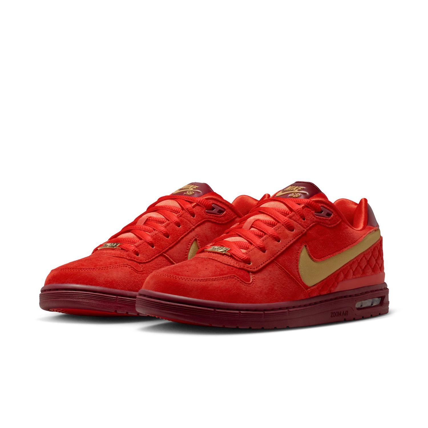 Paul Rodriguez Zoom Air Low "Habanero Red and Team Red" Habanero Red/club Gold-team Red IQ5648-600