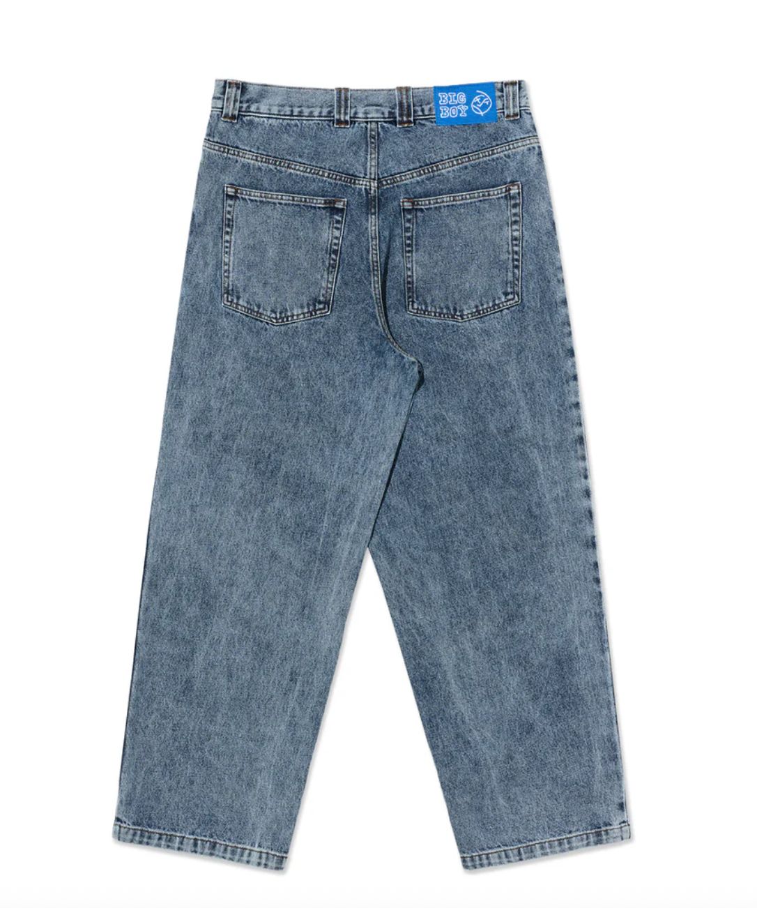 BIG BOY PANTS - HEAVY WASHED BLUE