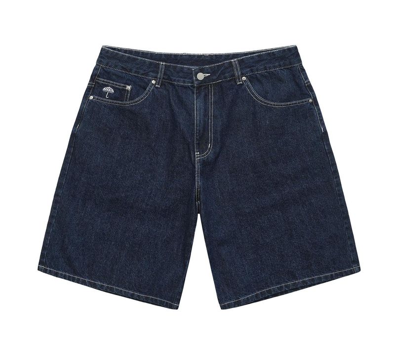 HÉLAS DIEU GREC JEANS SHORTS WASHED NAVY