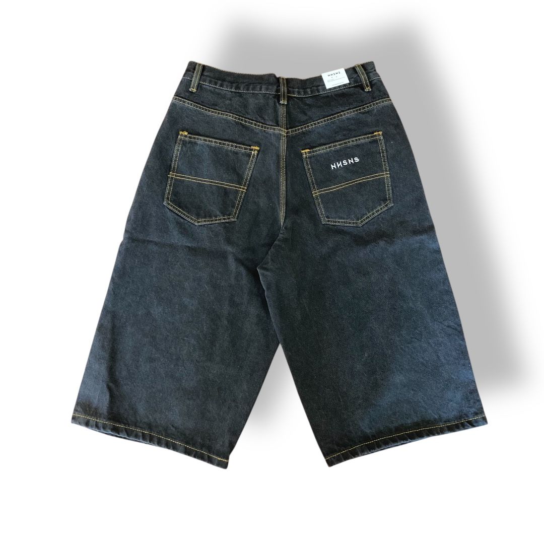 NONSENSE JORT WASHED BLACK