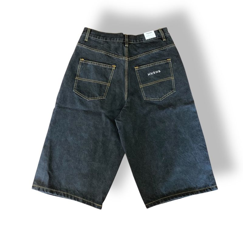 NONSENSE JORT WASHED BLACK