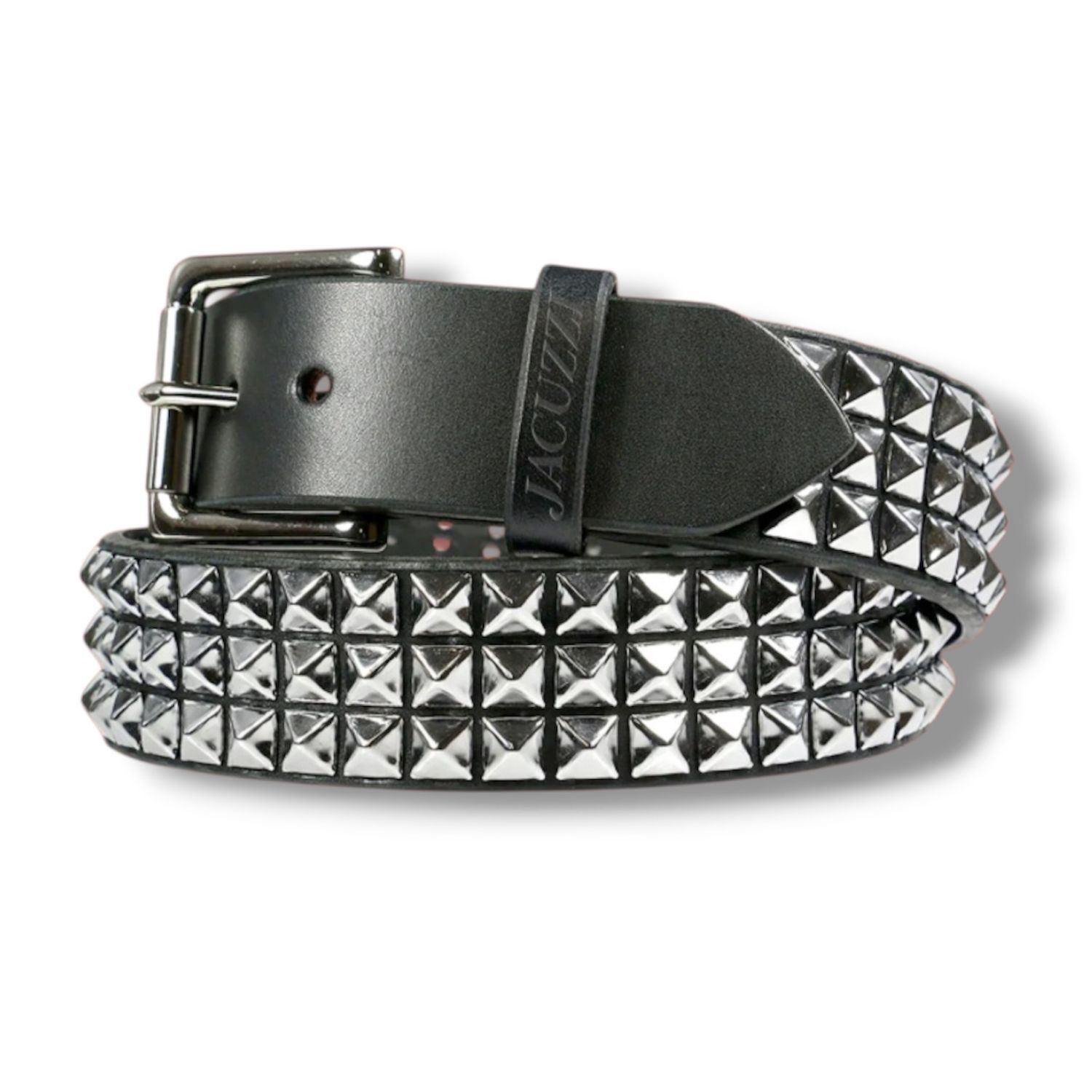 JACUZZI Leather Studded Belt