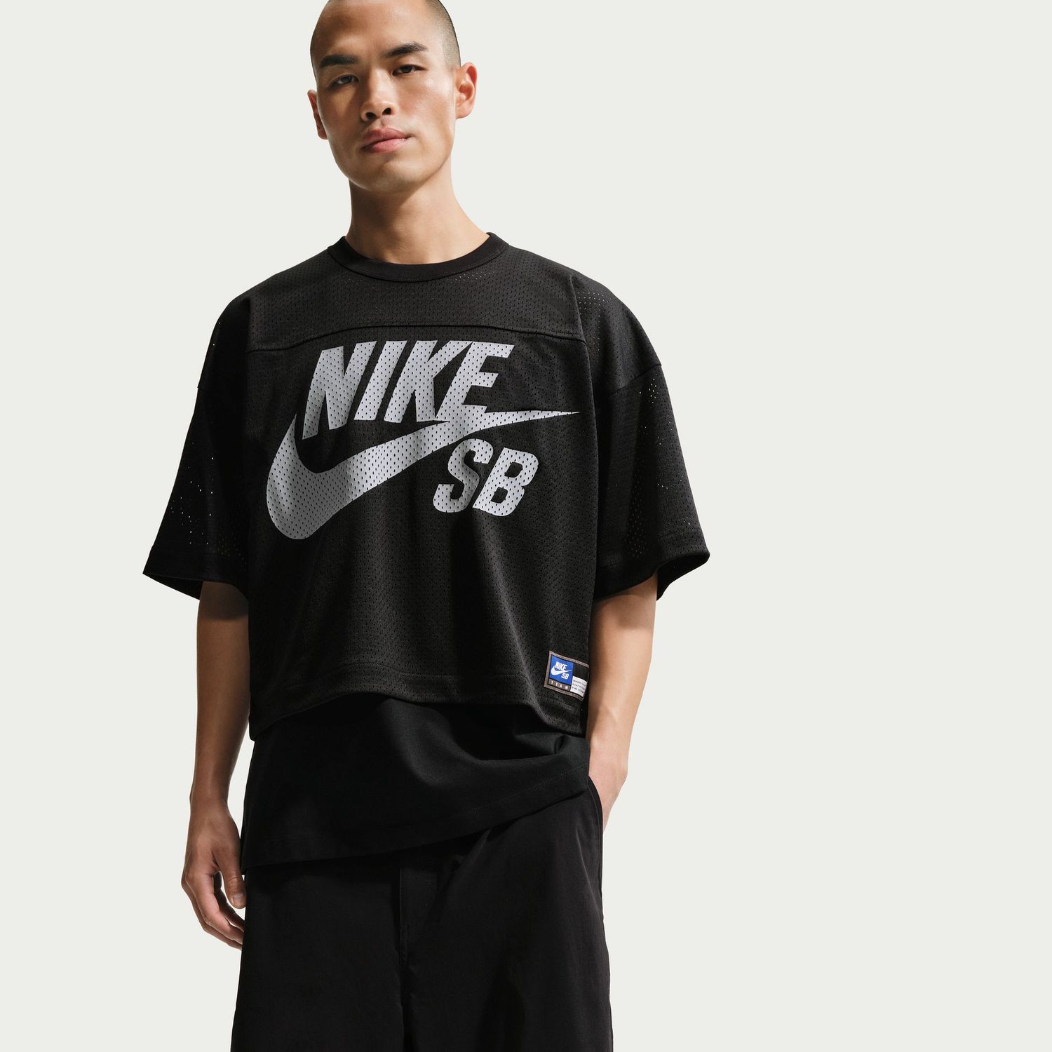 Nike SB Maillot de skate Football en mesh Black IF1349-010