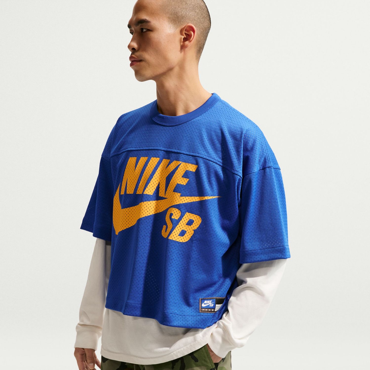 Nike SB Maillot de skate Football en mesh Game Royal IF1349-480