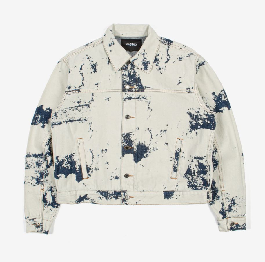 WASTED TRUCKER JACKET BLEACHED