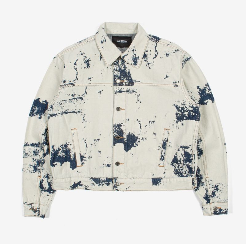 WASTED TRUCKER JACKET BLEACHED