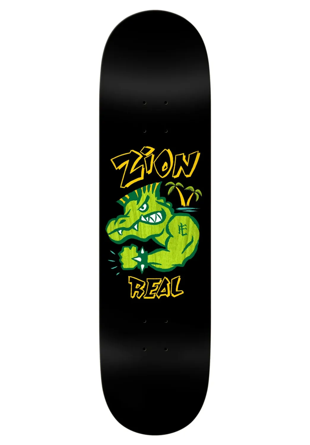 Real - Zion Bad Gator Heavyweight BLK Deck - 8.5