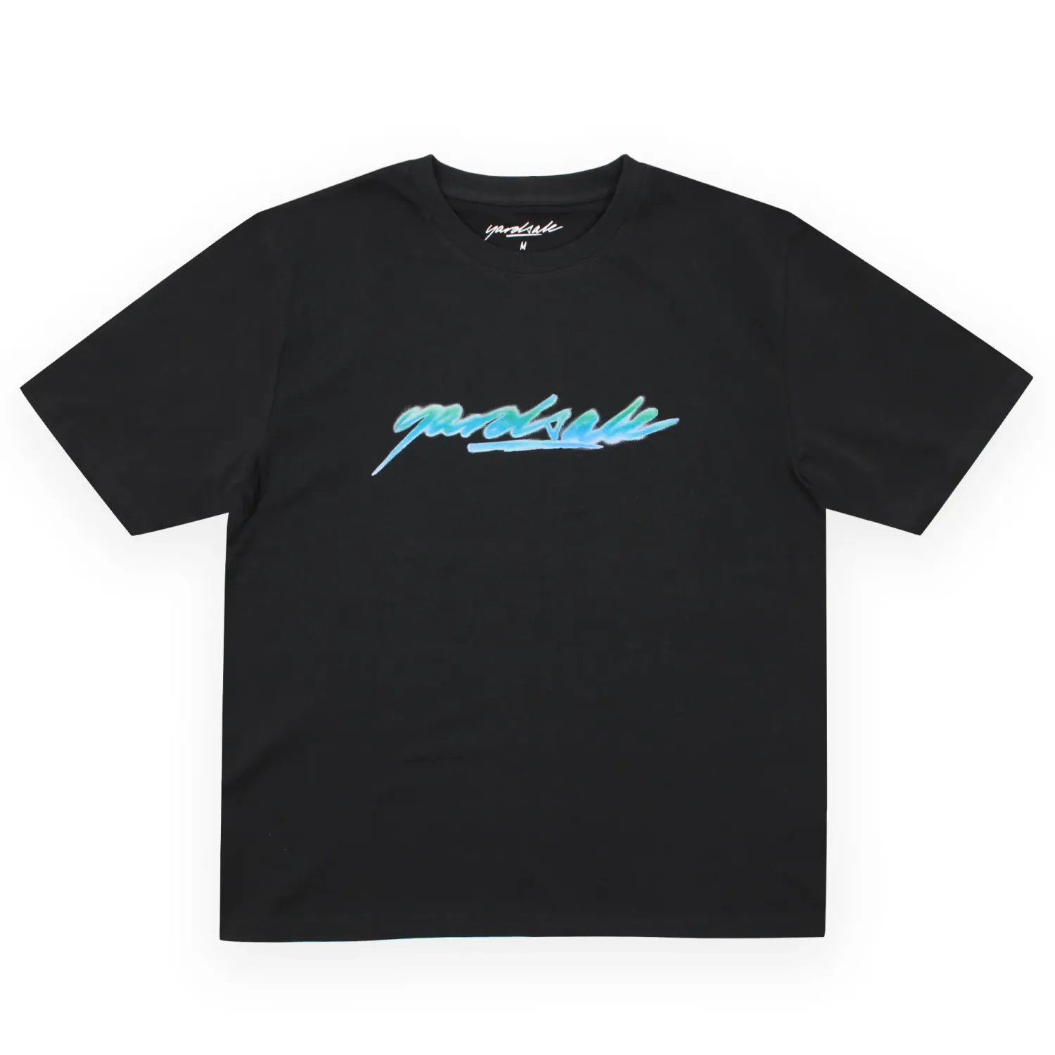 YARDSALE SCRIPT SPRAY T-SHIRT (WHITE)