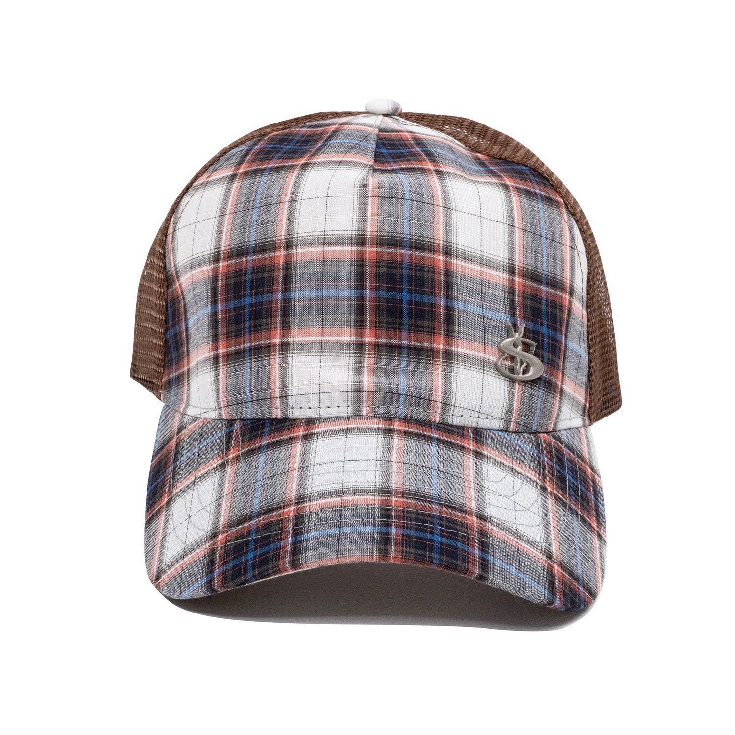 YARDSALE PHANTASY PLAID CAP (BROWN)