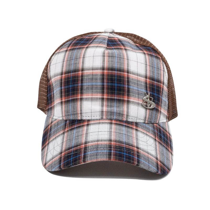 YARDSALE PHANTASY PLAID CAP (BROWN)