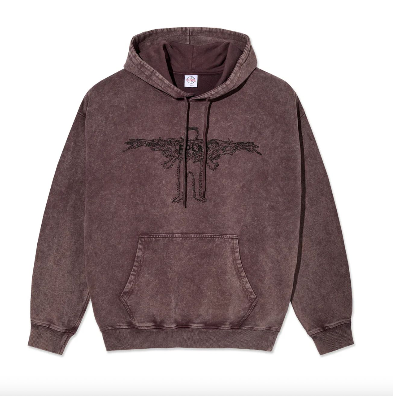 POLAR ACID FRANK HOODIE | SOUL - BORDEAUX