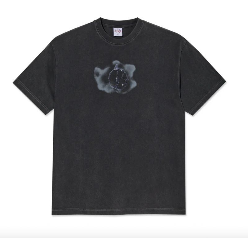 POLAR TEE | METAL LOGO - SILVER BLACK