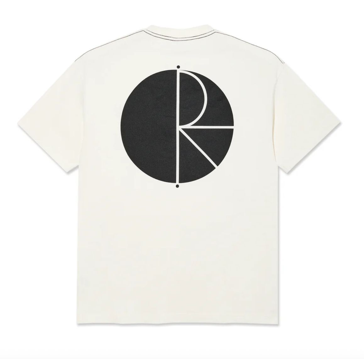 POLAR CONTRAST TEE | FILL LOGO - IVORY/BLACK